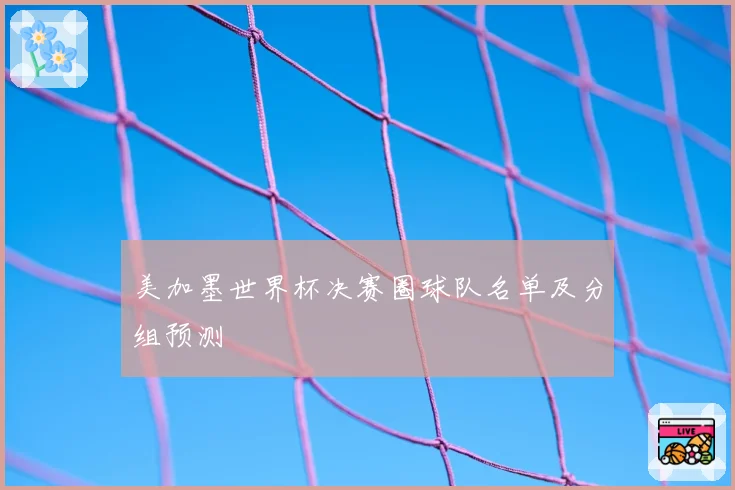 美加墨世界杯决赛圈球队名单及分组预测